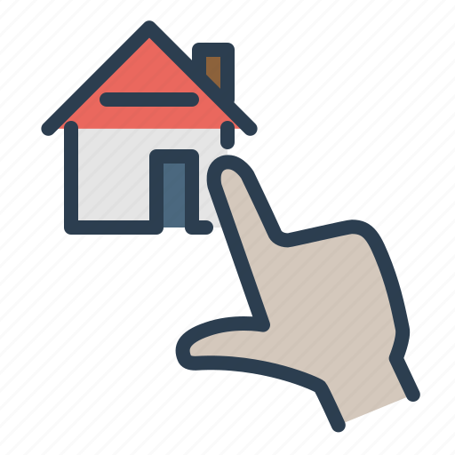 Choose, click, home loan, house, online icon - Download on Iconfinder