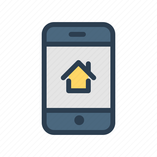 Home loan, house, mobile, rent icon - Download on Iconfinder