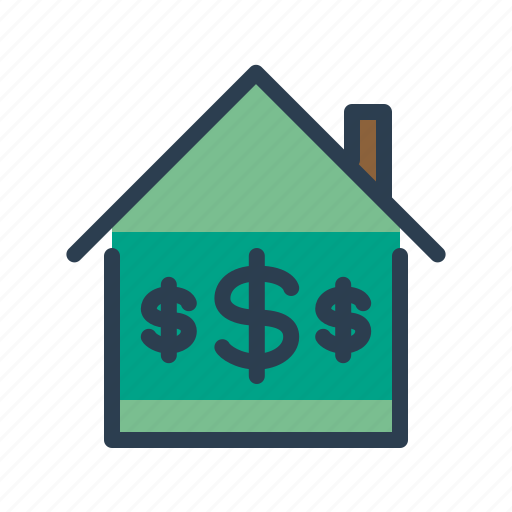 Dollar, home loan, investment, price icon - Download on Iconfinder