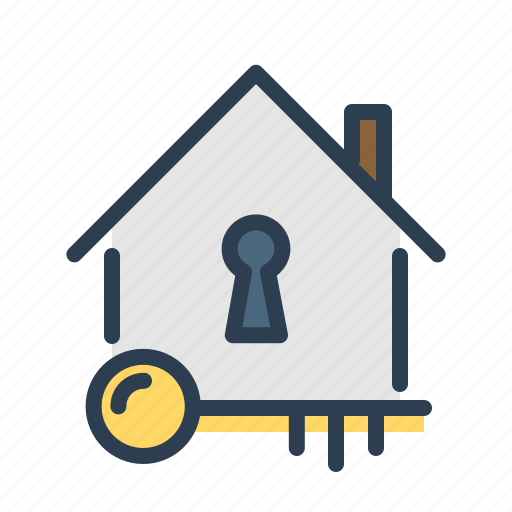 Building, key, lock, property, safe icon - Download on Iconfinder