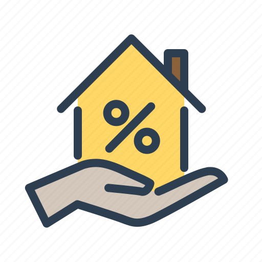 Investment, percent, price, real estate icon - Download on Iconfinder