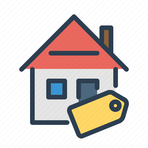 Discount, house, pricetag, sell apartment icon - Download on Iconfinder