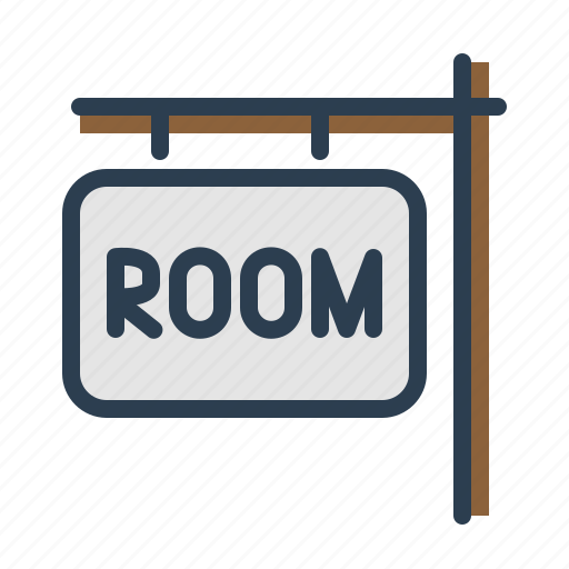 Availability, bed and breakfast, rooms, sign icon - Download on Iconfinder