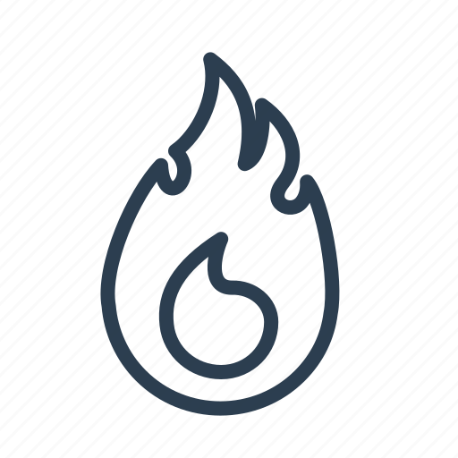 Alert, burn, danger, fire, flame, heat, hot icon - Download on Iconfinder