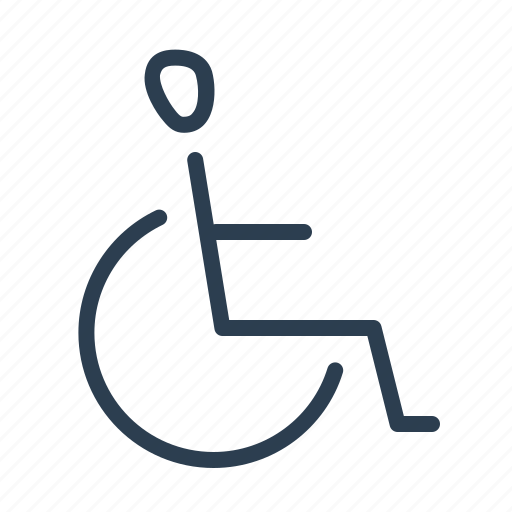Chair, disabled, handicap, invalid, roll, wheel, wheelchair icon - Download on Iconfinder