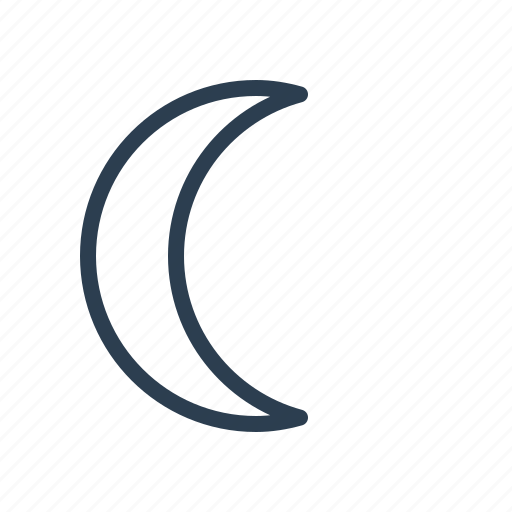 Crescent, month, moon, new moon, night, phase icon - Download on Iconfinder