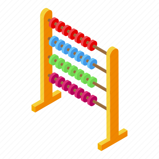 Frame, abacus, isometric icon - Download on Iconfinder