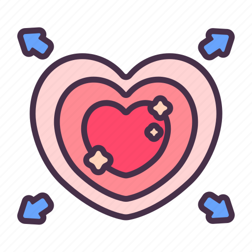 Valentine, love, heart, romantic, awareness, self, happiness icon - Download on Iconfinder