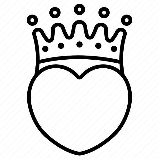 Valentine, love, heart, king, queen, care, self icon - Download on Iconfinder