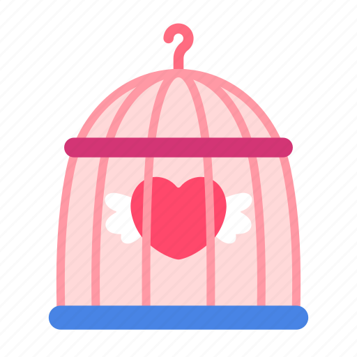 Valentine, love, heart, romantic, cage, block, afraid icon - Download on Iconfinder