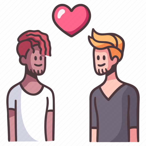 Couple, love, together, lgbt, gay, male, boyfriend icon - Download on Iconfinder
