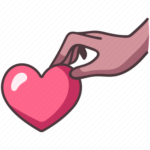 Heart, hand, love, picking, pick, romantic, valentine icon - Download on Iconfinder