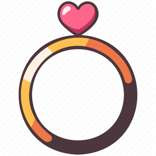 Wedding, love, heart, ring, marriage, jewelry, engagement icon - Download on Iconfinder