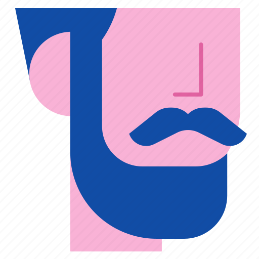Beard, man, person, hipster, male, mustache, face icon - Download on Iconfinder