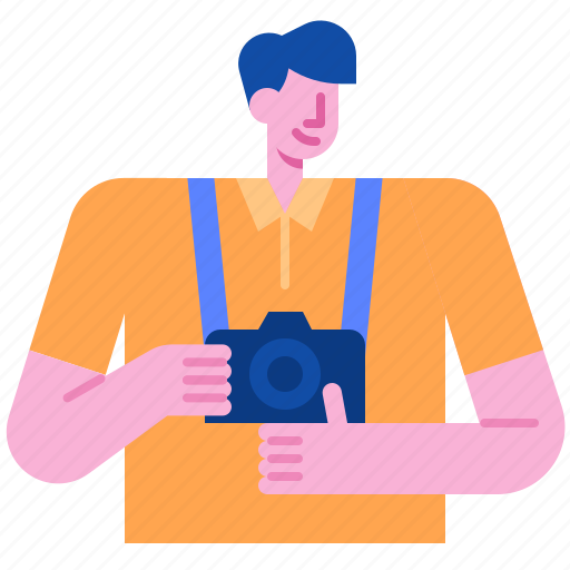 Camera, man, photographer, male, photo, user, avatar icon - Download on Iconfinder