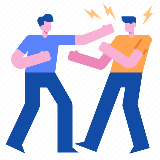 Fight, dispute, fighting, hit, punch, hand, attack icon - Download on Iconfinder
