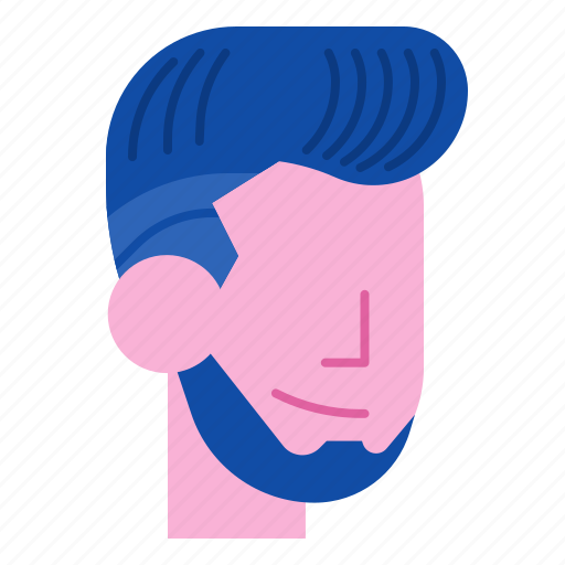 Hairstyle, men, hair, short, fade, barbershop, beard icon - Download on Iconfinder