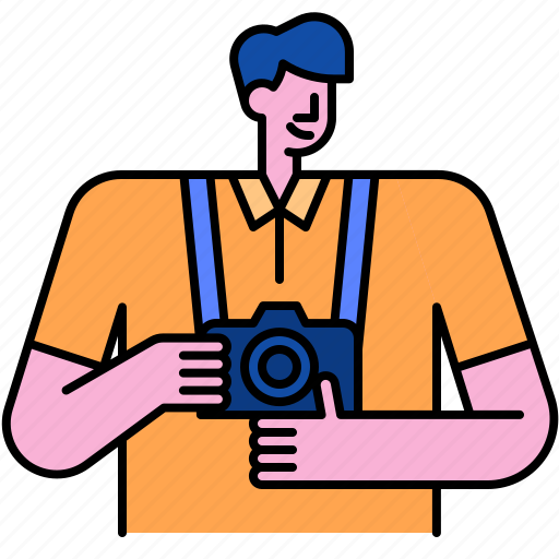 Camera, man, photographer, male, photo, user, avatar icon - Download on Iconfinder