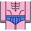 underwear, anatomy, body, human, male, muscle, waist