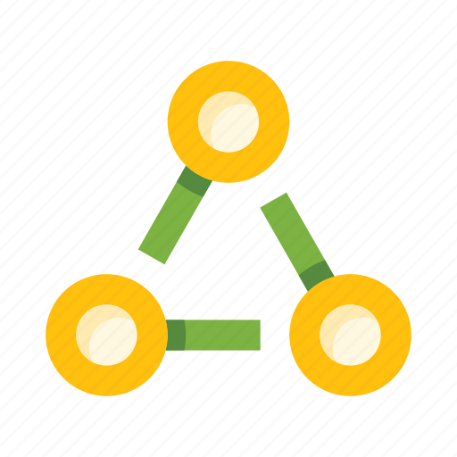 Triangle, circles, connection, abstract icon - Download on Iconfinder