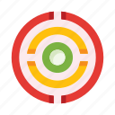 abstract, logo mark, aim, target