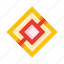 abstract figure, logo mark, square, rhombus 