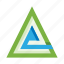 abstract, figure, logo mark, triangle 