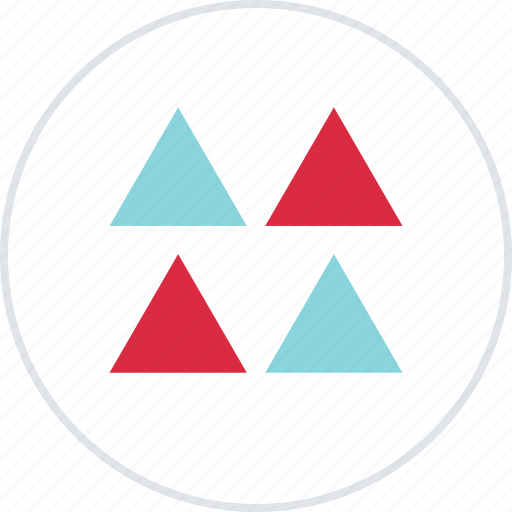 Abstract, creative, design, four, triangles icon - Download on Iconfinder