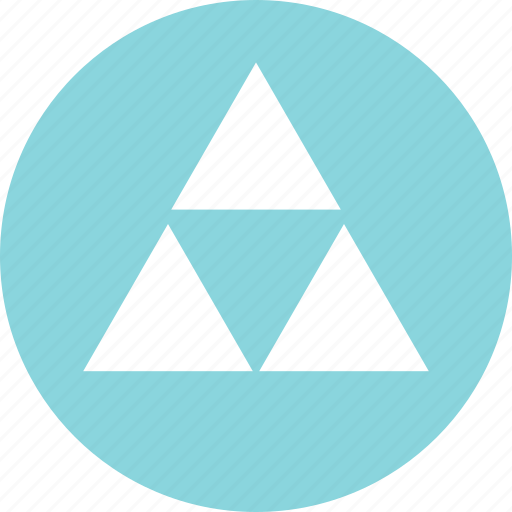 Abstract, creative, pyramid, three, triangles icon - Download on Iconfinder