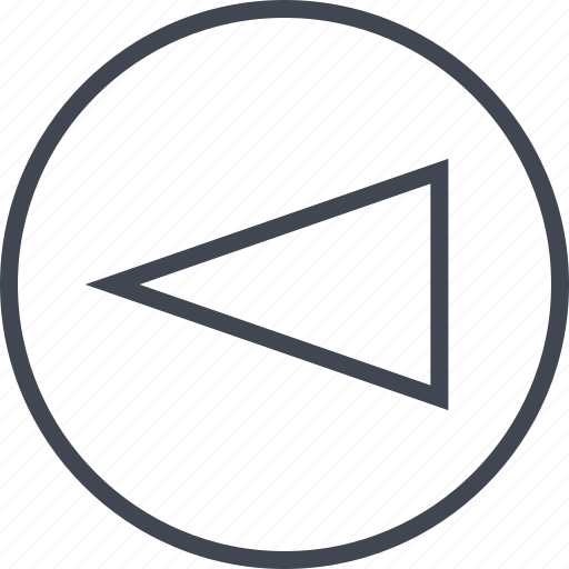 Arrow, back, cone, left icon - Download on Iconfinder