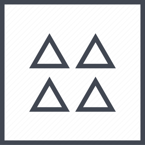 Abstract, design, four, triangles icon - Download on Iconfinder
