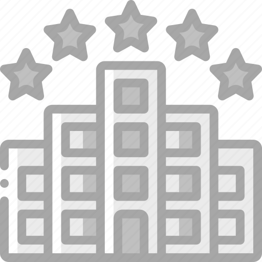 Accommodation, five, hotel, service icon, services, star icon - Download on Iconfinder