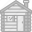 accommodation, cabin, hotel, log, service, service icon, services 