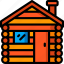 accommodation, cabin, hotel, log, service, service icon, services 