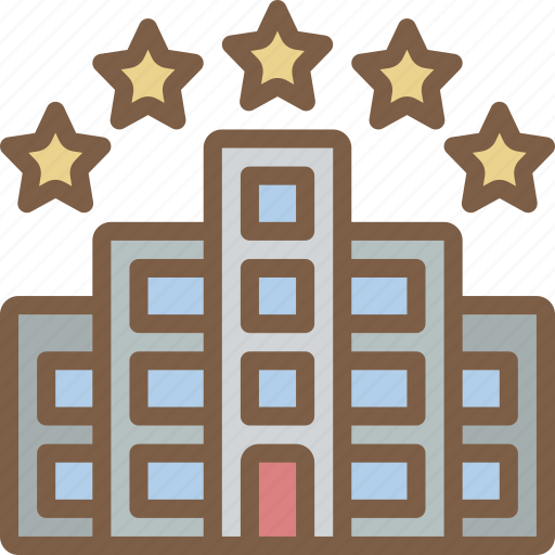 Accommodation, five, hotel, service icon, services, star icon - Download on Iconfinder