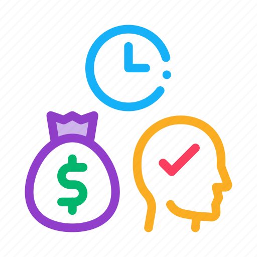 Account, businessman, earn, idea, money, sale, time icon - Download on Iconfinder
