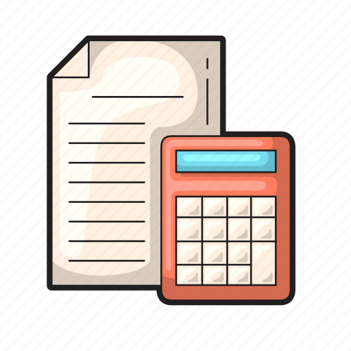 Accounting, finance, banking, calculation, mathematics, calculator, calculate icon - Download on Iconfinder