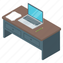 computer table, office, office setup, working desk, workplace