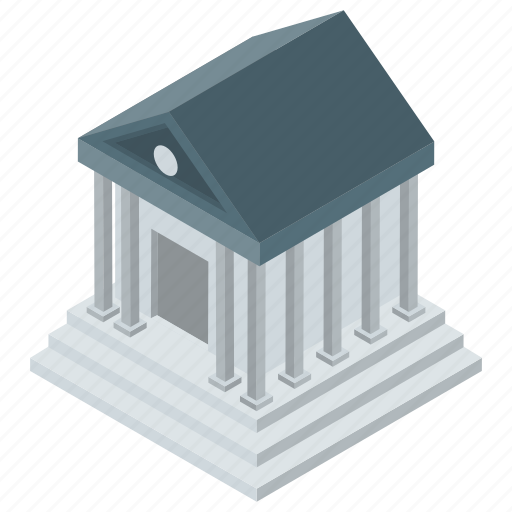 Bank, building, courthouse, financial institute, school building icon - Download on Iconfinder