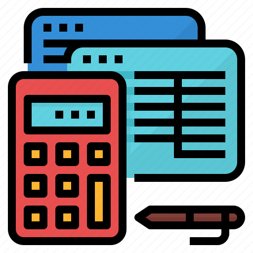 Accounting, calculator, financial, ledger icon - Download on Iconfinder