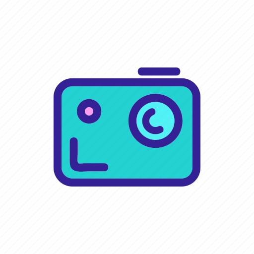 Action, camera, contour, digital, equipment icon - Download on Iconfinder