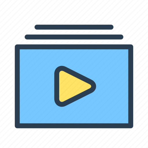 Media, movie, play, playlist, video icon - Download on Iconfinder