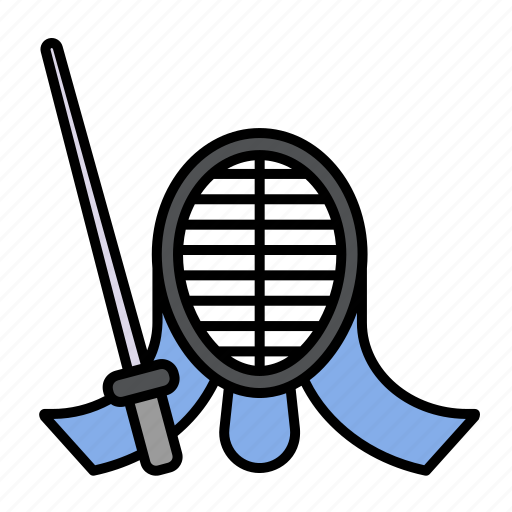 Fencing, mask, sport, fight, sword, arts, combat icon - Download on Iconfinder
