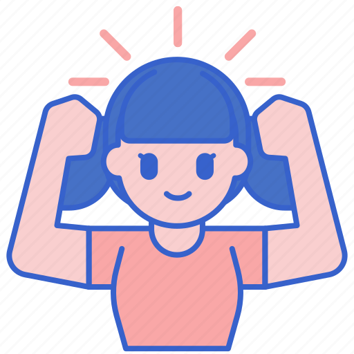 Girl, power, woman icon - Download on Iconfinder