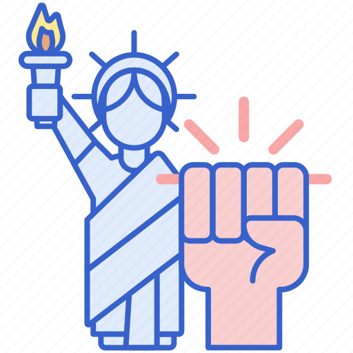 Hand, liberty, right, statue icon - Download on Iconfinder