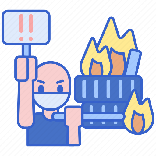 Fire, protest, riot, riots icon - Download on Iconfinder
