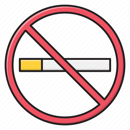 Block, cigarette, nosmoke, restricted, stop icon - Download on Iconfinder