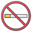 block, cigarette, nosmoke, restricted, stop 