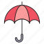 climate, forecast, rain, umbrella, weather 