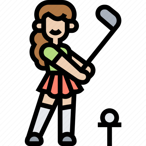 Golfing, sport, playing, recreation, leisure icon - Download on Iconfinder